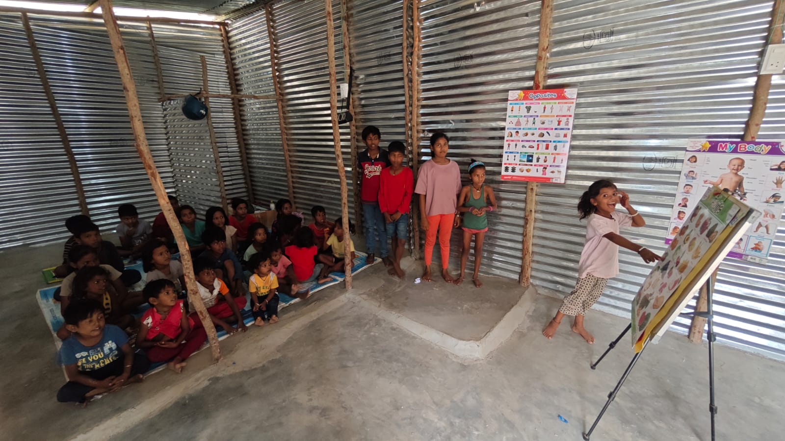 Early days at the Bellandur learning centre
